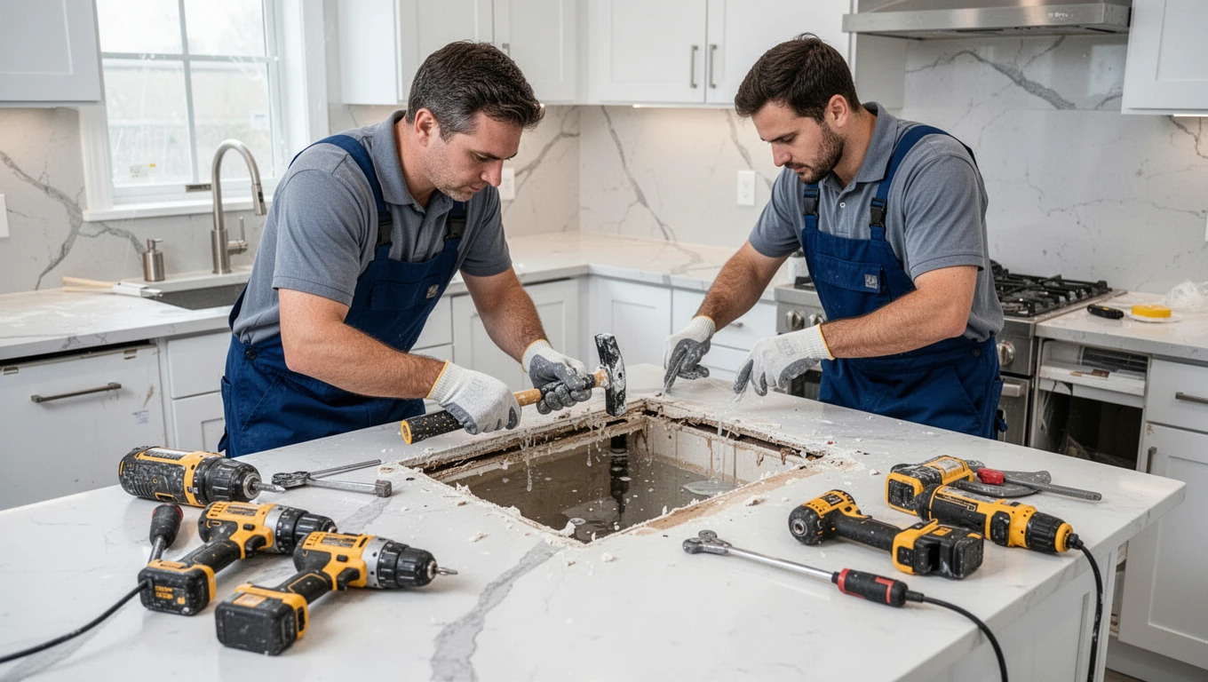 Kitchen Water Damage Repair